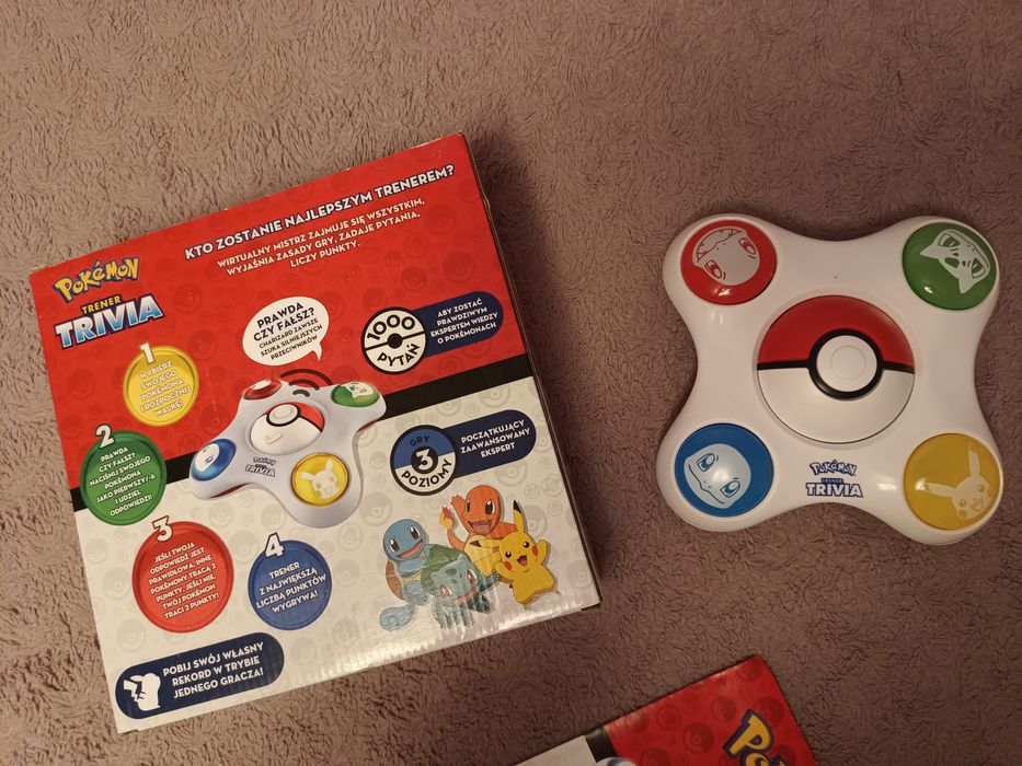 Gra Pokemon Trivia z bateriami stan idealny