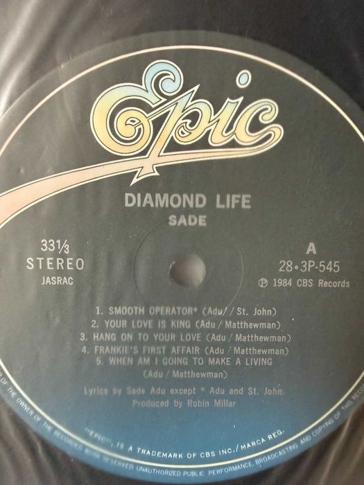 Sade – Diamond Life | 28‑3P‑545 (Japan, record NM)