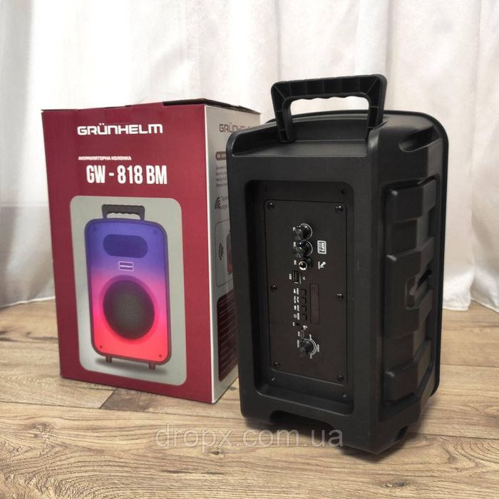 Акция! Портативная колонка GW-818 BM Grunhelm