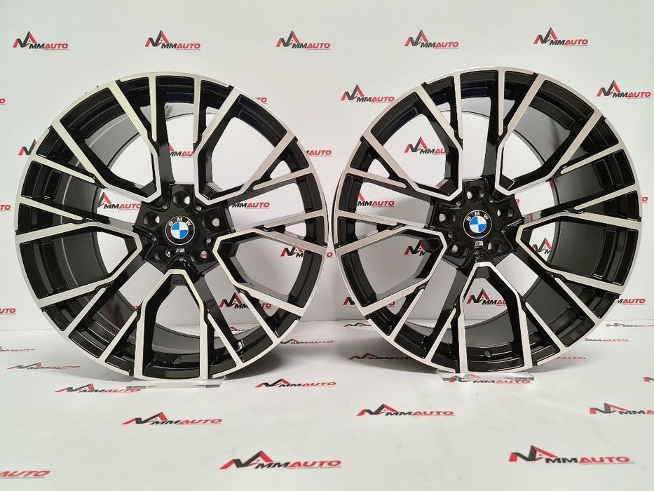 Jantes Look BMW X5 Competition 809M Preto Polido 21