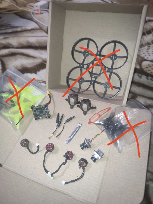 Mobula 8 Micro FPV ELRS RX 2.4, розбор