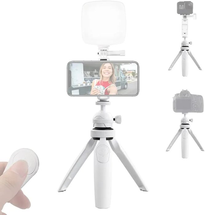 Mini statyw lynca kolor czarny czerwony z pilotem