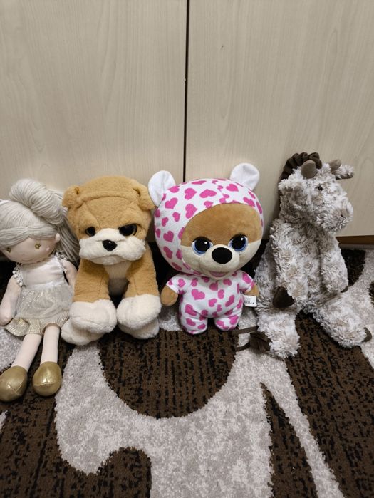 М'які іграшки, різні, лисичка, єдиноріг