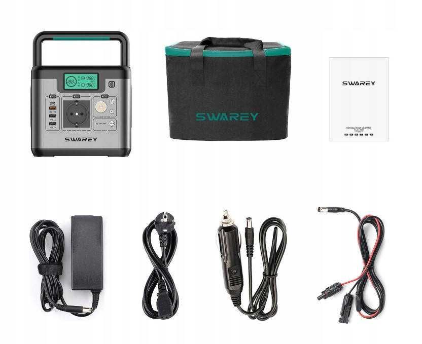 В наявності! Зарядна станція Swarey S500 Pro 518 Вт Резервне живлення