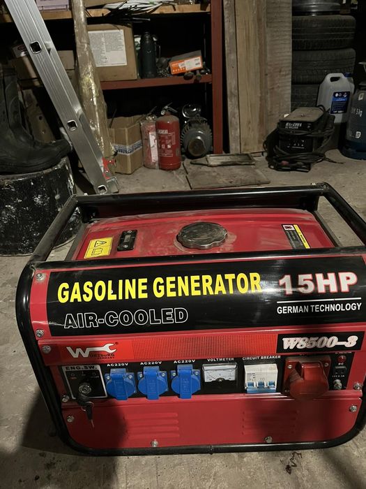 Генератор 3,5 кВ, бензин, бу