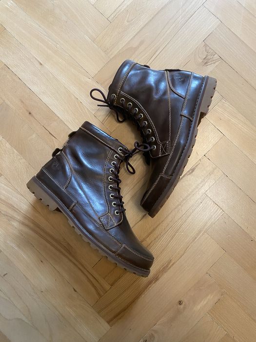 Męskie buty Timberland Earthkeepers boots 44.5 skórzane trzewiki trapery brązowe