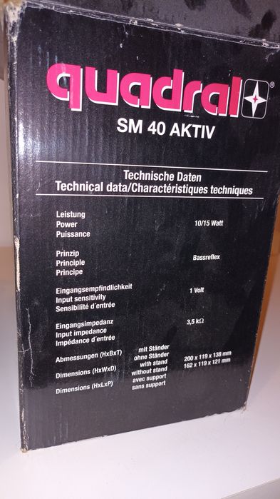 Kolumny aktywne QUADRAL SM  40 active