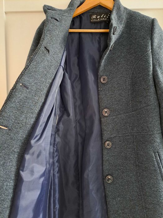 Płaszcz zimowy granatowy