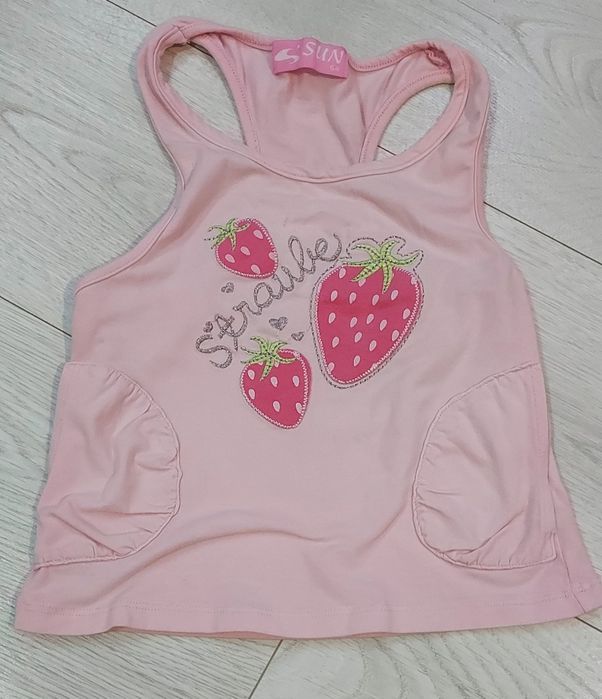 Bluzka bokserka na lato, rozmiar 98