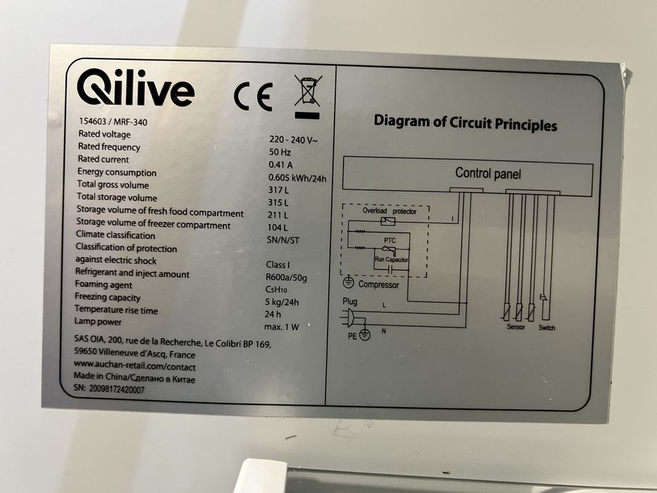 Frigorifico Qilive Combinado
