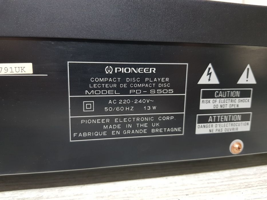 CD програвач/проигрыватель Pioneer PD-S 505 б/у з Німеччини