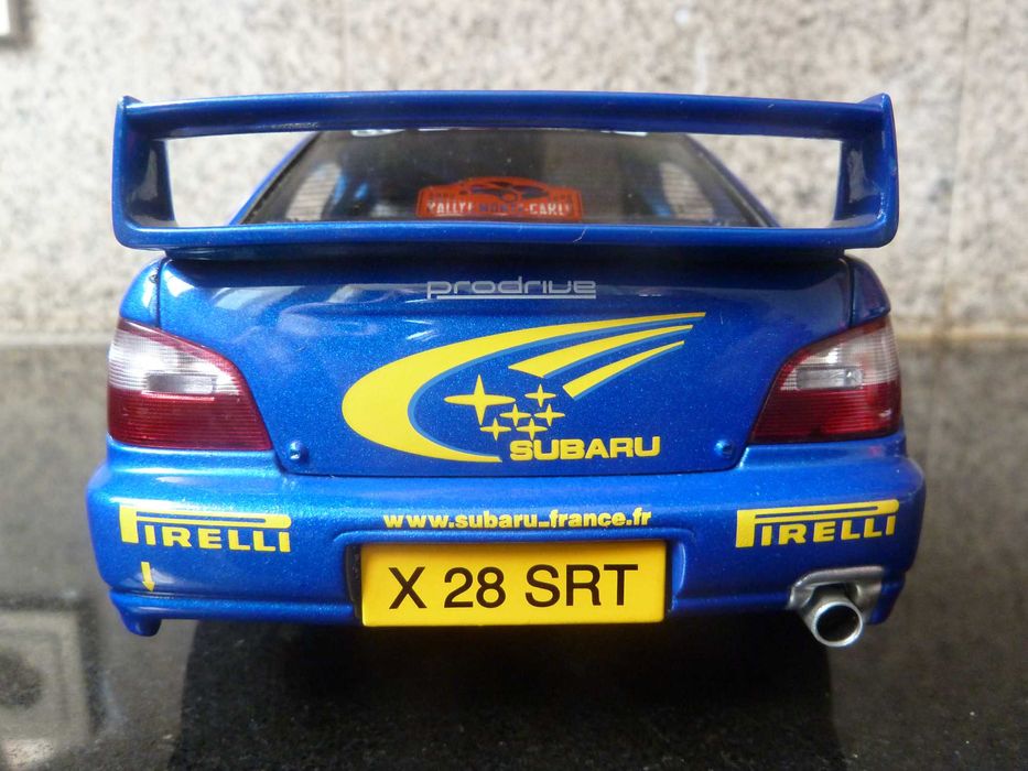 1:18 AutoArt, Subaru Impreza WRC, Rallye Monte Carlo 2002, Minichamps