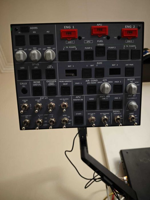 Overhead A320 MSFS Rowsfire A107 V3.1