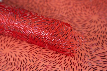 Materiał pod galeryjkę akordeonu WZÓR 1 CZERWONY