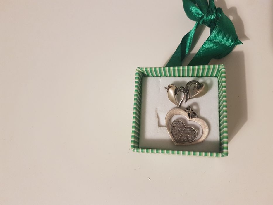 Conjunto prata filigrana