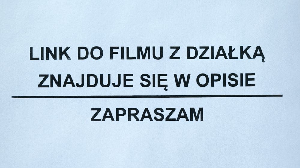 Ładna działka ROD