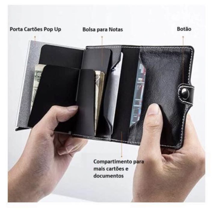 Carteira porta cartões pop up Por apenas 10€