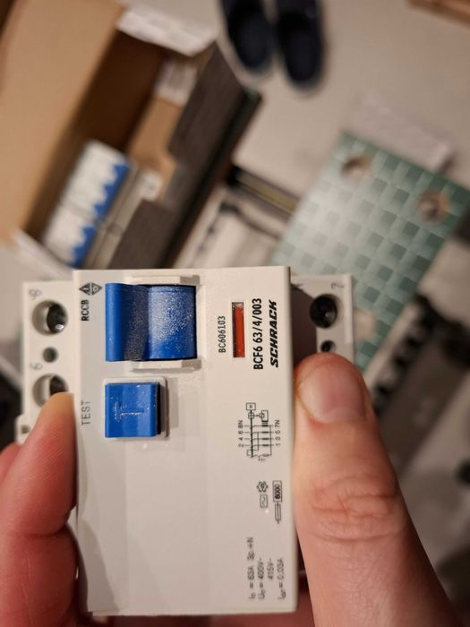 Wyłącznik różnicowoprądowy Schrack 25A 4P 30mA (BCF6 63/4/003)