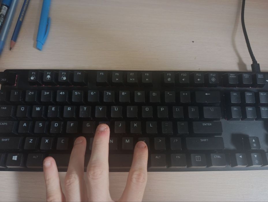 Геймерска клавіатура HYPER X ALLOY ORIGINS RED