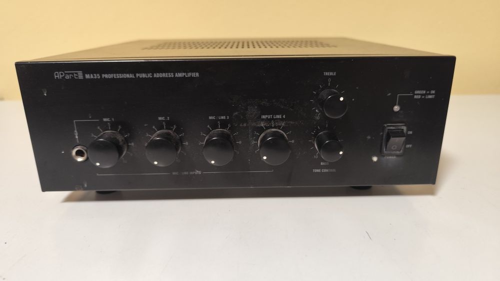 Apart Audio MA35 Kompaktowy wzmacniacz miksujący 35W/100V