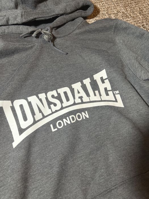 Худи Lonsdale M серое