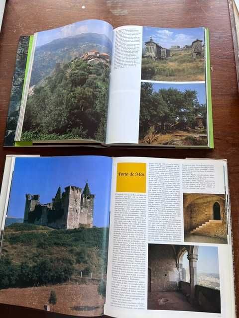 Lote 5 Livros sobre Património de Portugal (Castelos, Igrejas e Maravilhas)