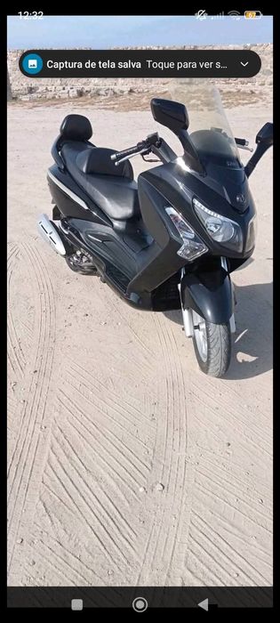 Sym GTS 125 evo carburada