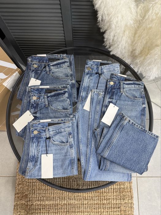 Джинси ZARA straight fit 34,36,38  оригінал
