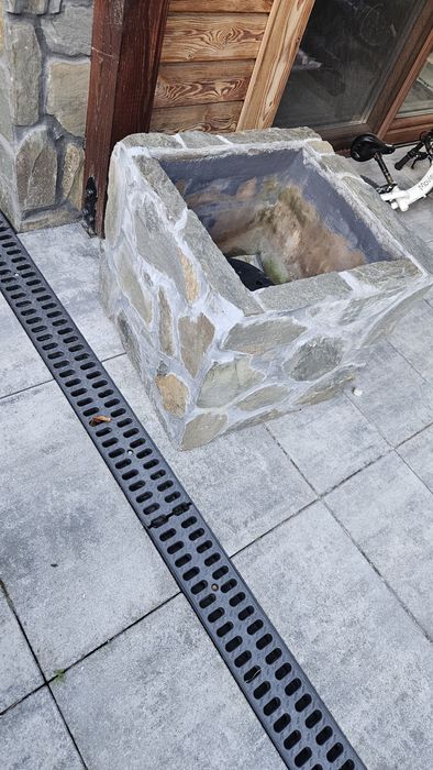 Duże betonowe donice