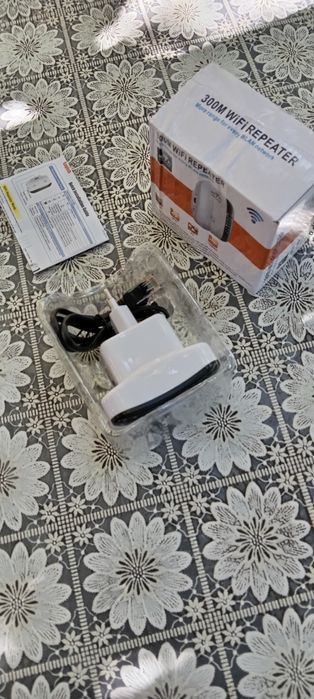 Підсилювач WiFi до 300 мбіт/с, від мережі, MT02 / Вай фай ретранслятор