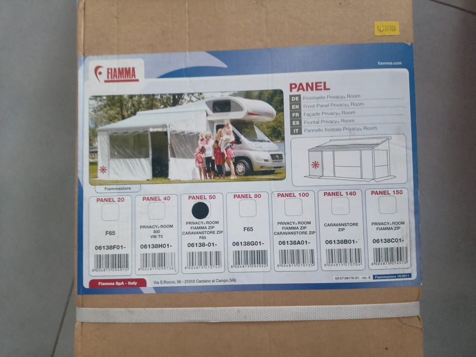 PrzedsionekFiamma do kampera 300cm+ 50cm zabudowa do markizy