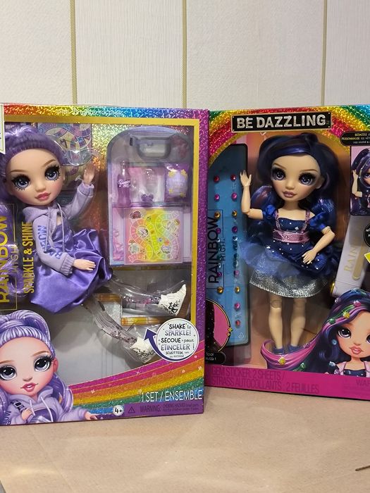 Рейнбоу Хай Віола Rainbow High Sparkle Shine Viola віолет Be Dazzling Genevieve Bleue Blue Женев’єва Блю синя Лялька