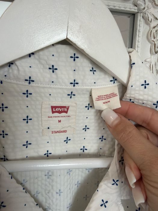 Чоловіча рубашка сорочка Levis сорочка Levis з коротким рукавом