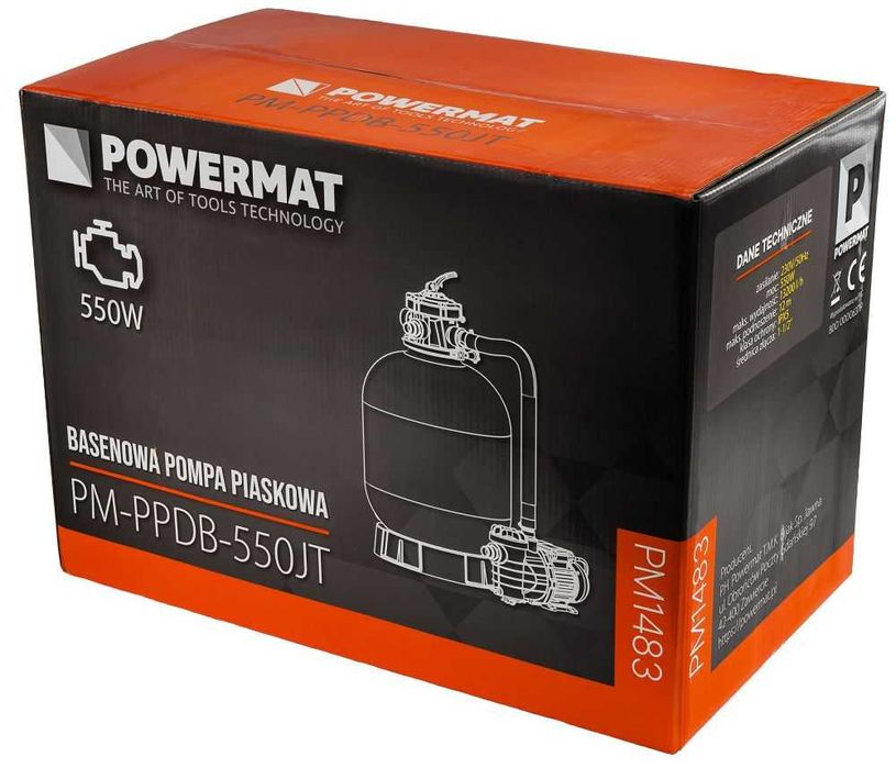Pompa piaskowa (timer lcd) pm-ppdb-550jt