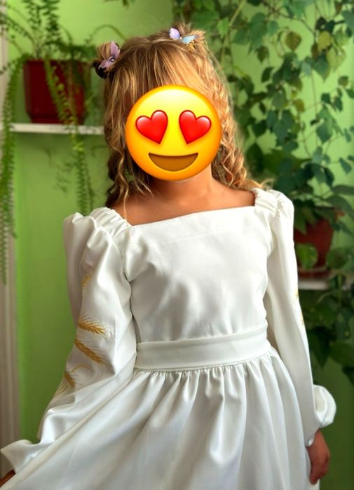 Костюм вишиванка вишите плаття колоски 134-140р