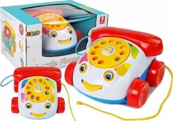 Telefon interaktywny do ciągnięcia na kółkach