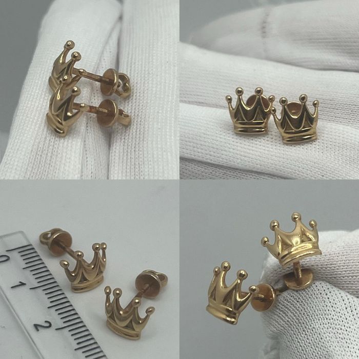 Золотые сережки 585, 2,02гр