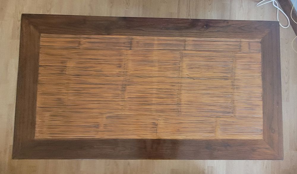 Mesa de Centro em Mogno e Zebrano