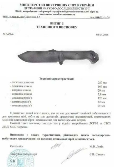 Брелок компактний EDC фіксед фултанг KA-BAR EK51 Commando Drop Point