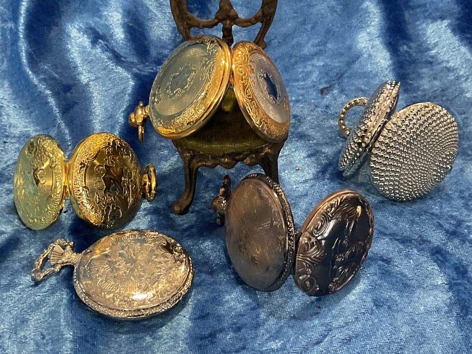 Relógio de bolso quartz a trabalhar de coleção