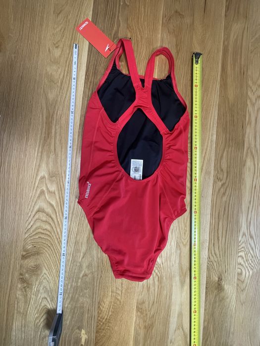 Czerwony Strój kąpielowy jedno częściowy speedo  40