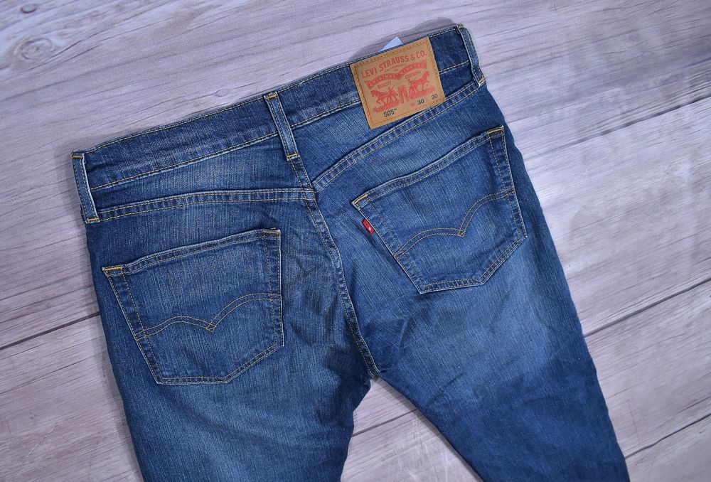 Levis 505 Męskie Spodnie Jeansowe Jeansy W30 L30