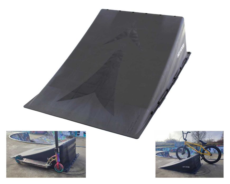 Mega duża rampa 99x71x31cm skocznia My Hood stunt bmx hulajnoga najazd
