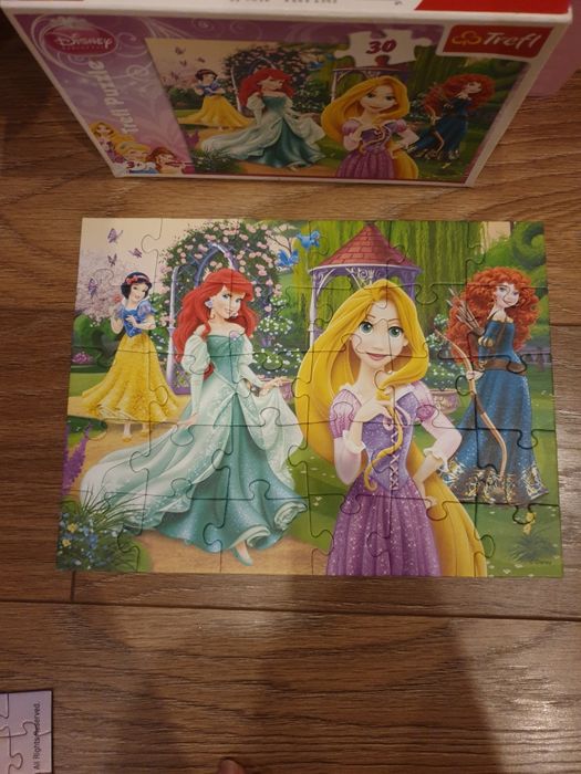 Puzzle 3+ księżniczki
