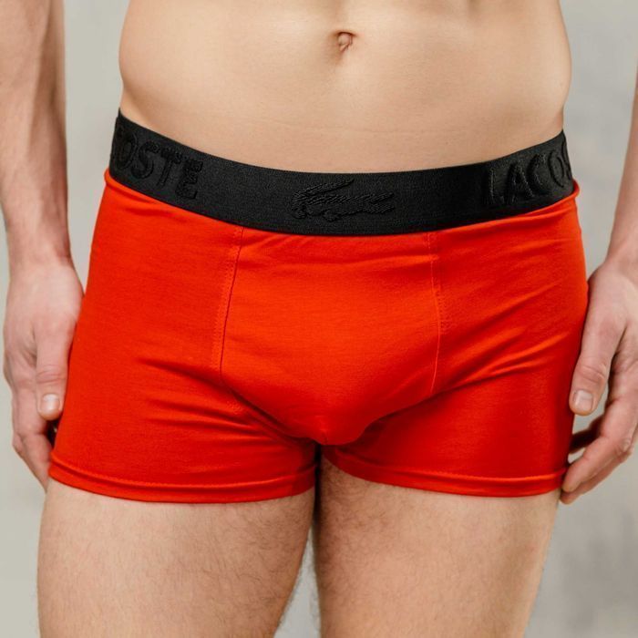 Мужские трусы Lacoste 3D. Чоловічі боксери Лакост