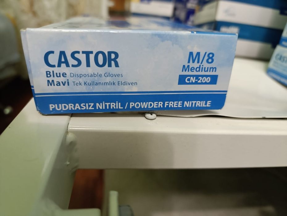 Рукавички нітрілові,розмір М 200шт 220грн