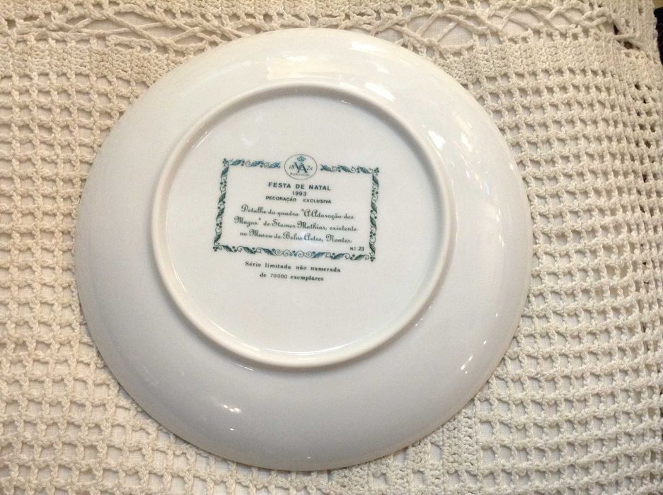 Prato de Natal Vista Alegre 1993, 94, 95, 96, cada 15€ Festa de Natal