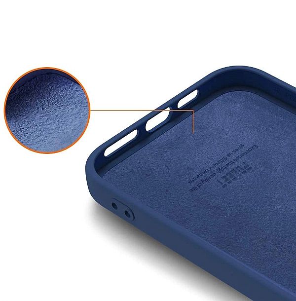 Etui Silicone Cloud do iPhone 12 Pro Max Midnight Blue