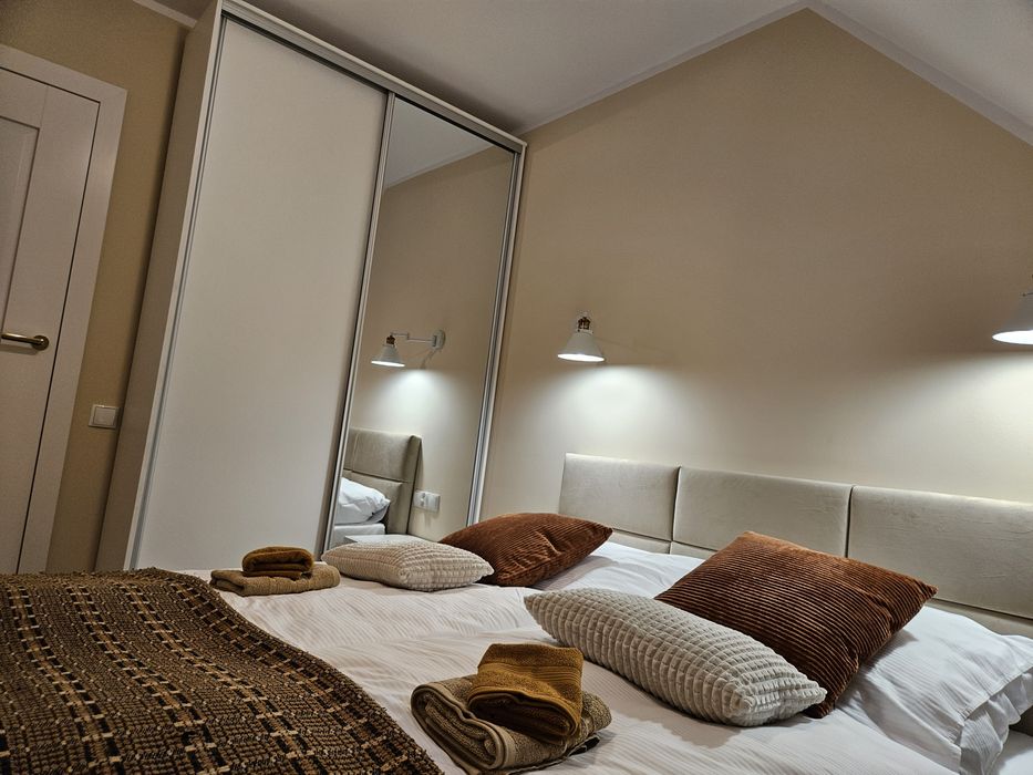 Apartament Deluxe, 900m do plaży, garaż