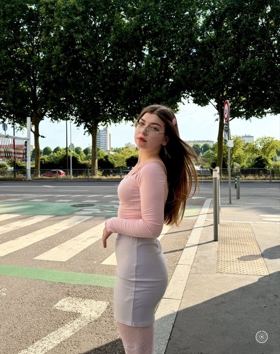 Спідниця світло блакитна boohoo